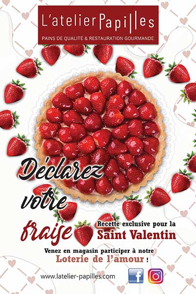 Poster Saint Valentin boulangerie - cliquez pour agrandir